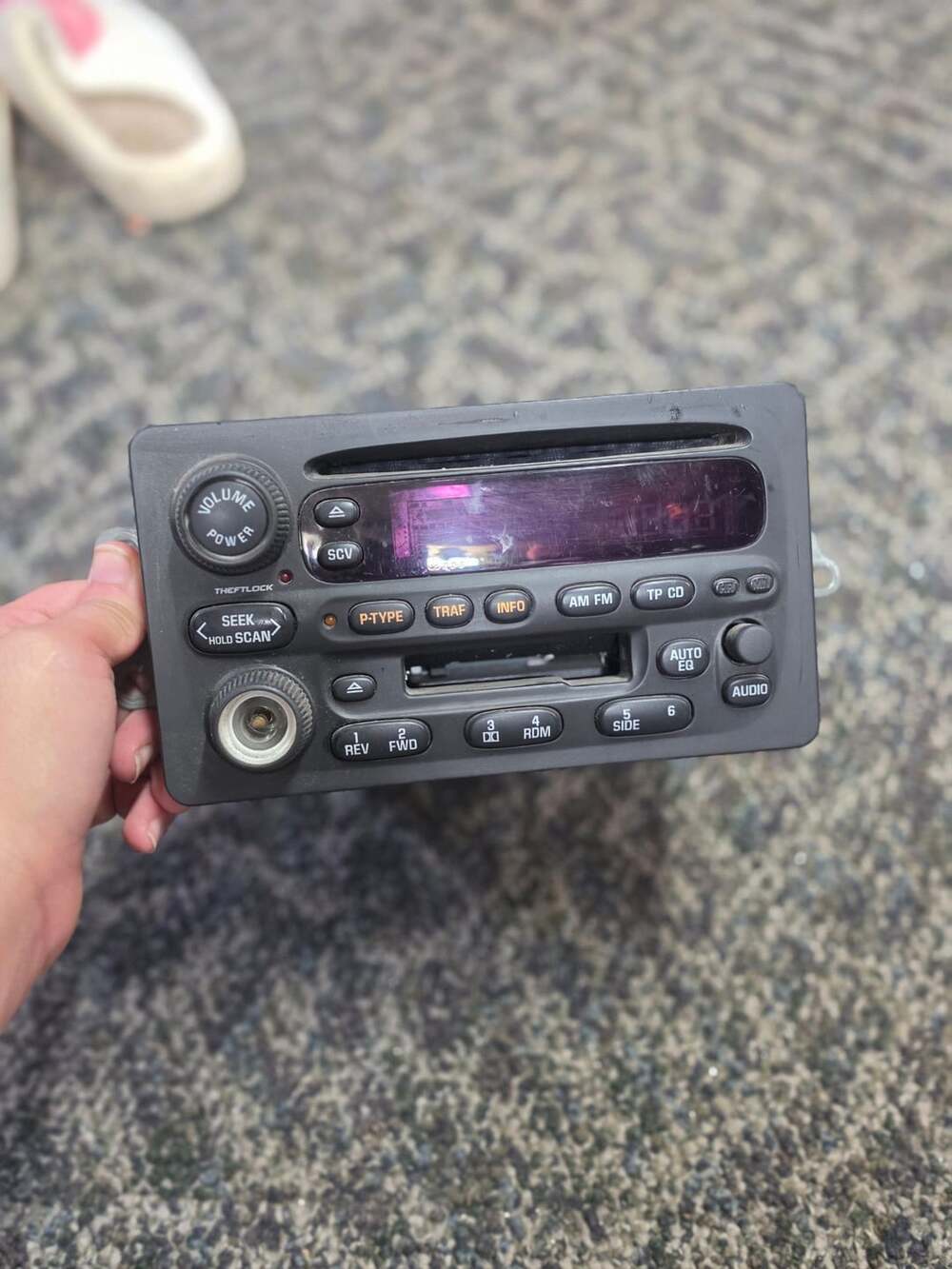 Delco Electronics AM FM Cassette CD Stereo Radio